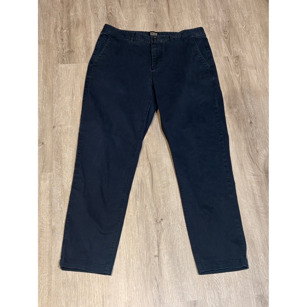 Scotch & Soda The Drift Navy Blue Chino Pants Mens 32x34 Stretch Cotton Twill